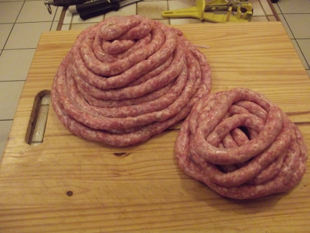 8 Kilos de Saucisses.